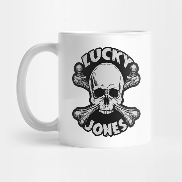 Lucky Jones Skull for Light Colored Shirts by ShredBeard